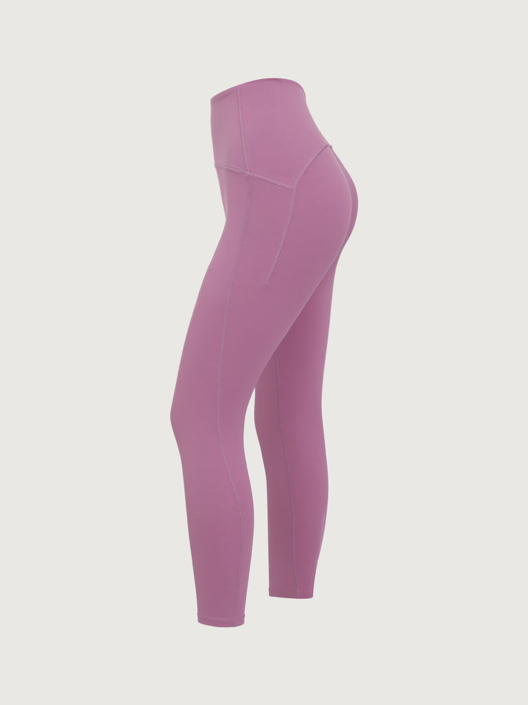 Pink High Waisted Quick-drying Leggings