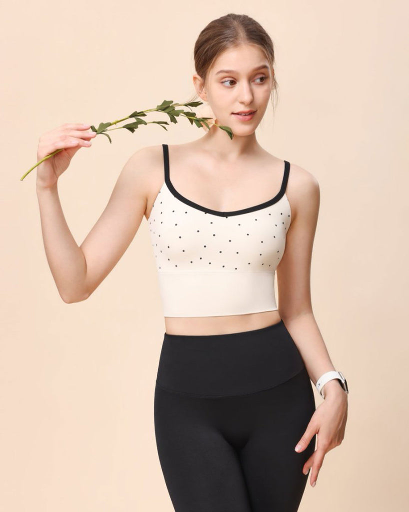 Women Knitted Nylon Yoga Camis Yoga Tops - RIHOAS