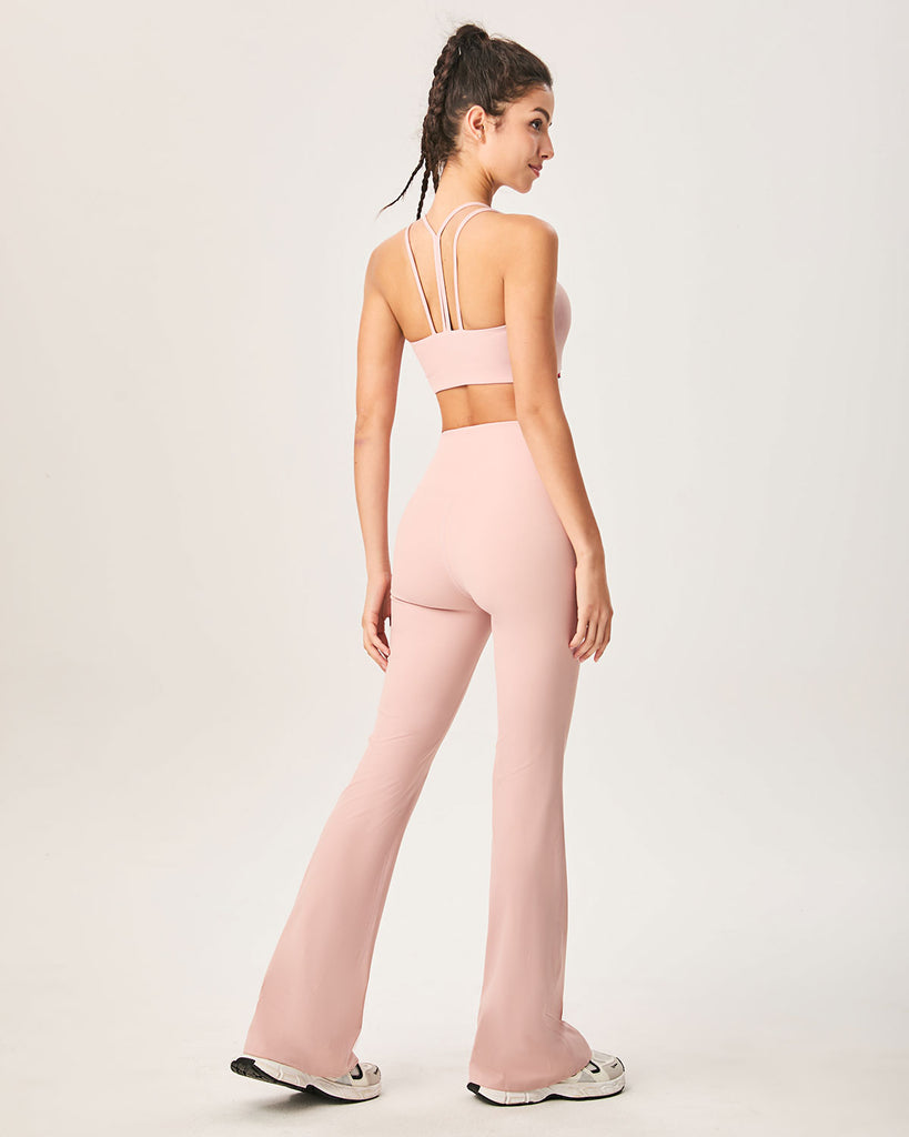 Pink High Waisted Sleek Leggings