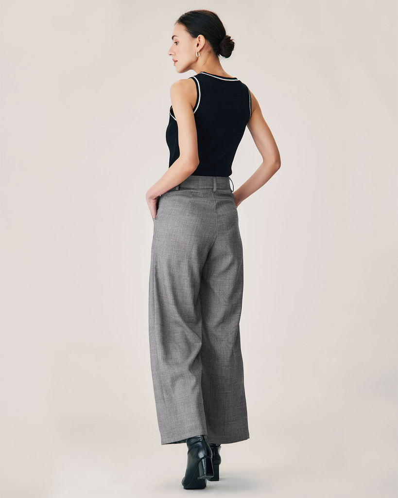 Women Woven Polyester Pants Bottoms - RIHOAS