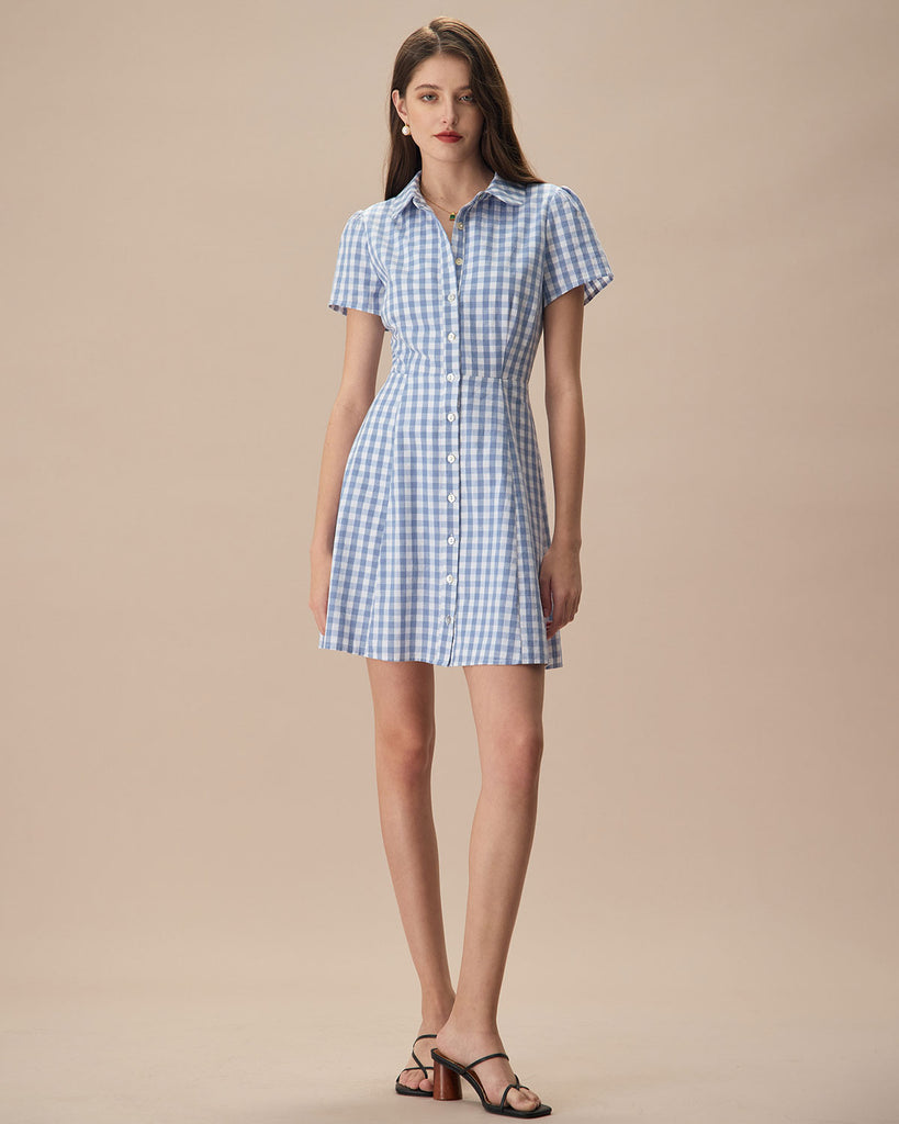 Women's Woven Cotton Mini Dress Dresses - RIHOAS