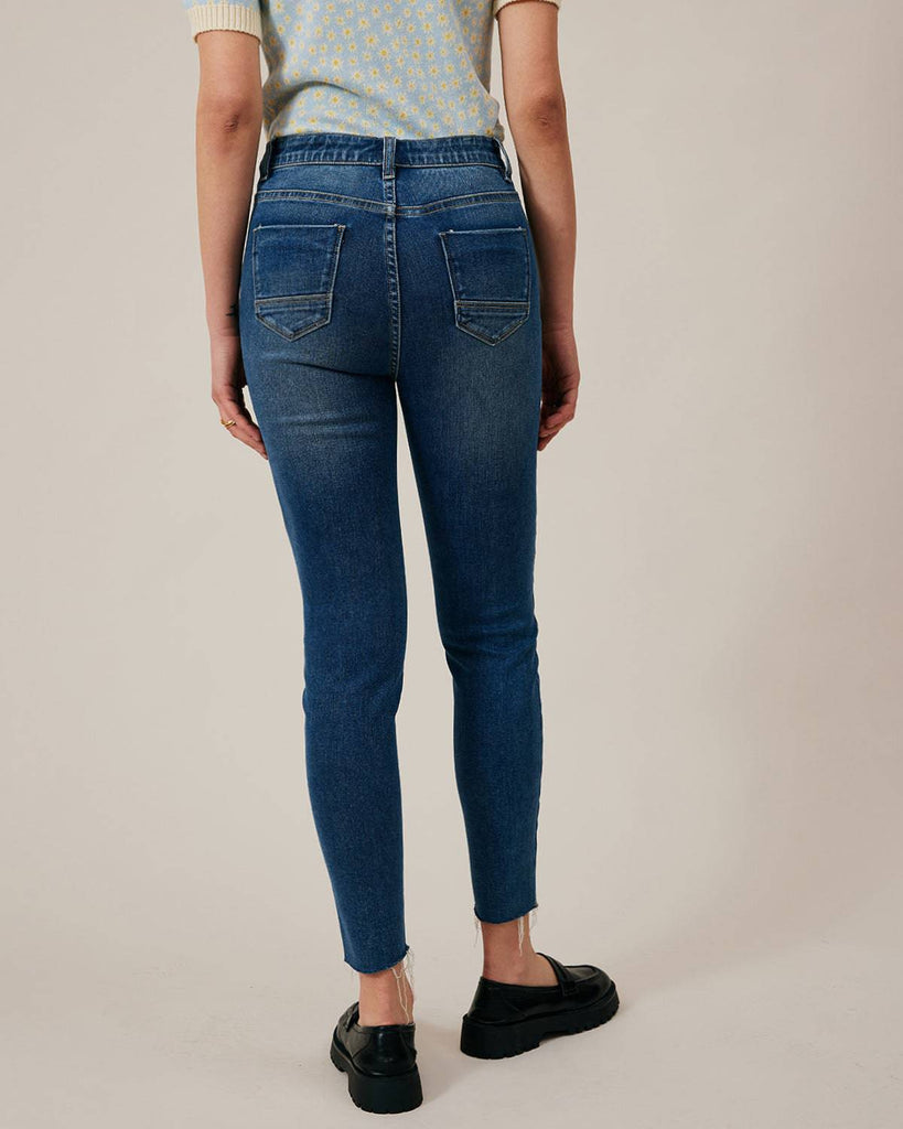 The Premium-fabric High-rise Skinny Jeans - RIHOAS